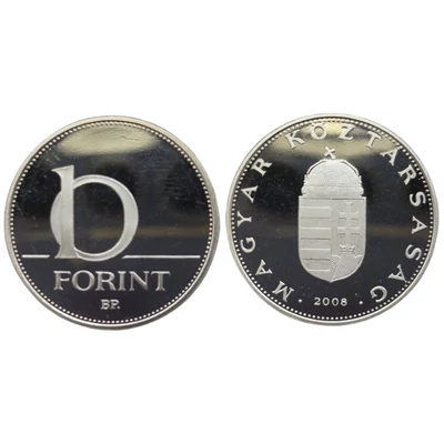 2008 10 forint PP érme - Mindössze 7000 darabos proof kiadás