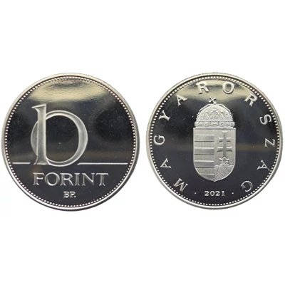 2021 10 forint PP érme - Mindössze 7000 darabos proof kiadás