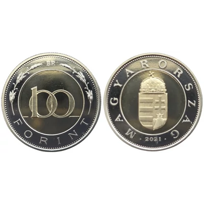 2021 100 forint PP érme - Mindössze 7000 darabos proof kiadás