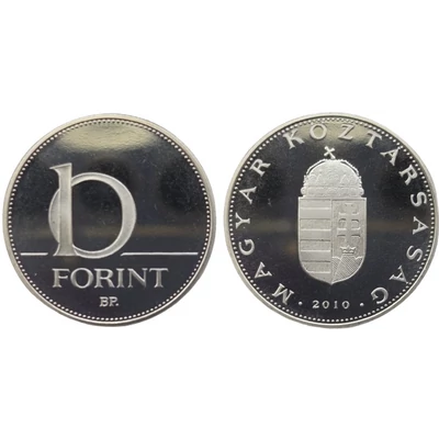 2010 10 forint PP érme - Mindössze 7000 darabos proof kiadás