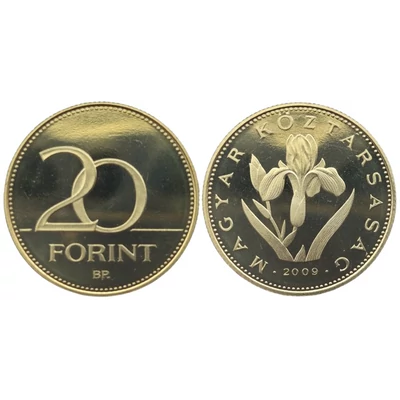 2009 20 forint PP érme - Mindössze 7000 darabos proof kiadás
