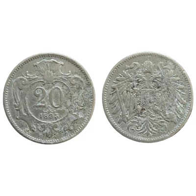 1895 20 Heller érme– Osztrák–Magyar Monarchia