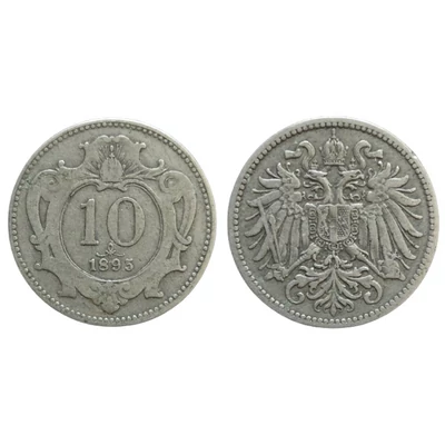1894 10 Heller érme– Osztrák–Magyar Monarchia