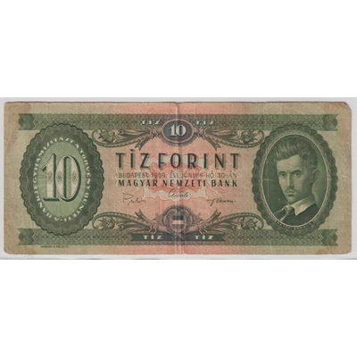 1969 10 forint bankjegy Numizmatika-bankjegyek
