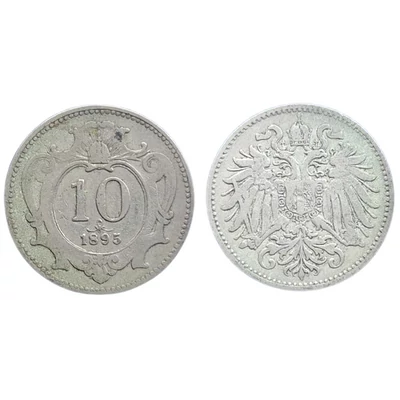 1894 10 Heller érme– Osztrák–Magyar Monarchia