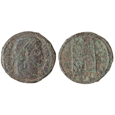 Constantinus Magnvs Kr.u. 324-329 - római AE3 kisbronz érme, PROVIDENTIAE AVGG