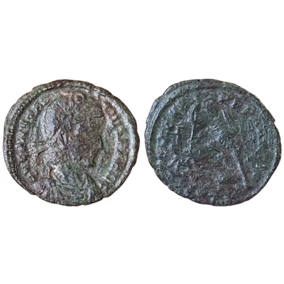 Constantinus II. római AE3 kisbronz érme, FEL TEMP REPARATIO