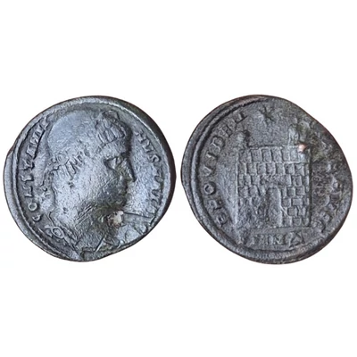 Constantinus Magnvs Kr.u. 324-329 - római AE3 kisbronz érme, PROVIDENTIAE AVGG