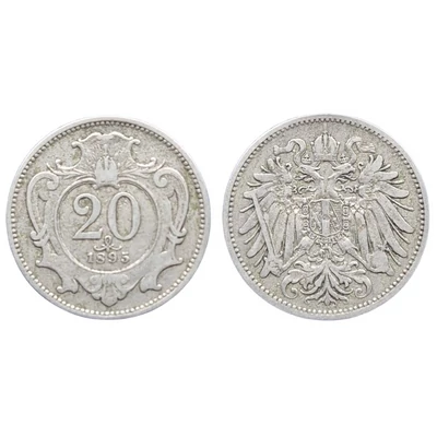 1895 20 Heller érme– Osztrák–Magyar Monarchia