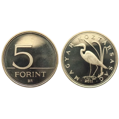 2011 5 forint PP érme - Mindössze 7000 darabos proof kiadás