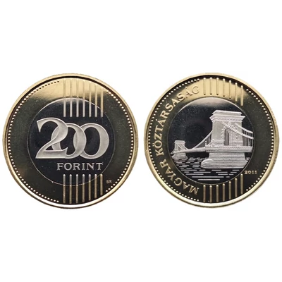 2011 200 forint PP érme - Mindössze 3000 darabos proof kiadás
