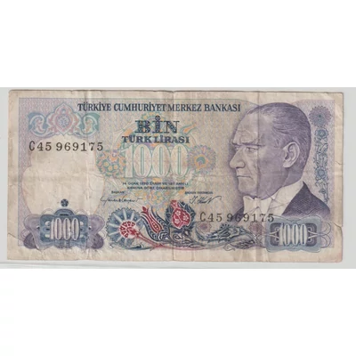 1970 1000 Lira bankjegy - Törökország