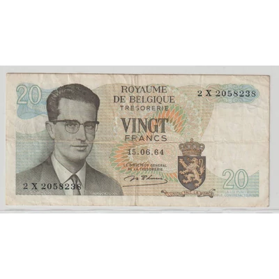 1964 – 20 frank bankjegy – Belgium
