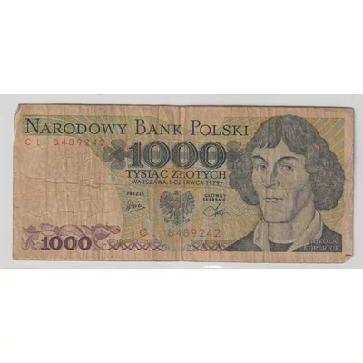 1982 1000 Zloty bankjegy (Lengyelország)