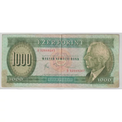 1983 1000 forint bankjegy November B sorozat előlap
