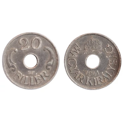 1941 20 Fillér forgalmi érme 