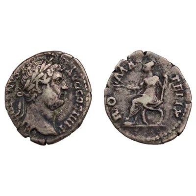 Hadrianus denarius római ezüst érme – ROMA FELIX (RIC 264) Kr.u 132