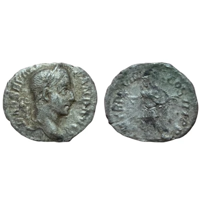 Severus Alexander Denarius, római ezüst érme P M TR P VIII COS III P P – Kr.u. 229, RIC 92