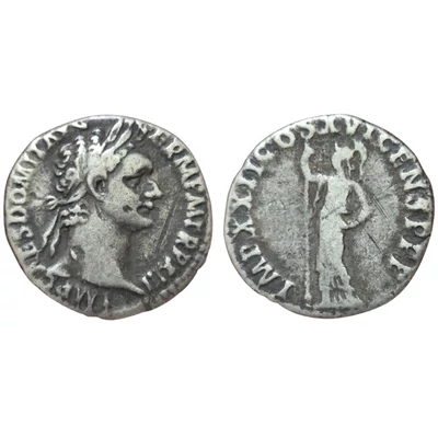 Domitianus Denarius, római ezüst érme – Kr.u. 92, RIC 733