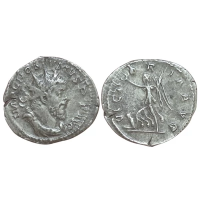 Postumus Antoninianus, római billon érme – Kr.u. 260-261, RIC 89