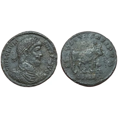 Julianus Dupla Maiorina, római bronz érme – Kr.u. 361-363, RIC 105 B