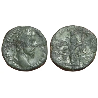 Marcus Aurelius Sestertius, római bronz érme – Kr.u. 169, RIC 964