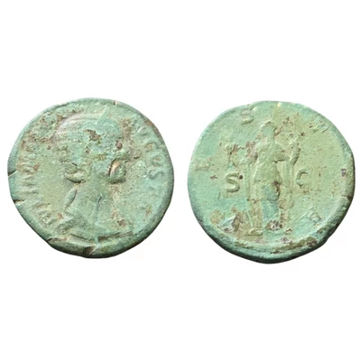 Julia Mamaea Sestertius, római bronz érme – Kr.u. 222-235, RIC 708
