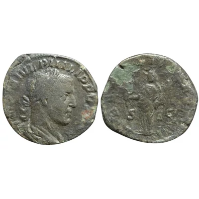 I. Philip Sestertius, római bronz érme – Kr.u. 244-249, RIC 180a