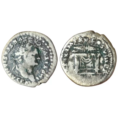 Titus Denarius, római ezüst érme – Kr.u. 80, RIC 119