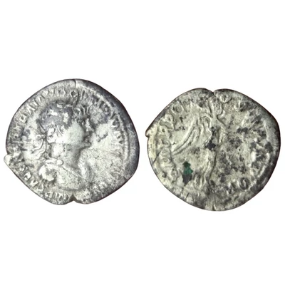 Traianus Quinarius, római ezüst érme – Kr.u. 112-117, RIC 351