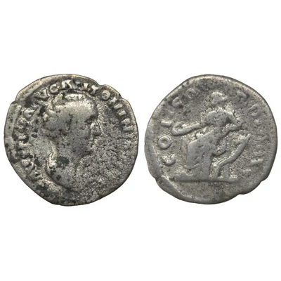Faustina II Denarius, római ezüst érme – Kr.u. 147-150, RIC 502a