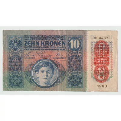 1915 10 Korona bankjegy