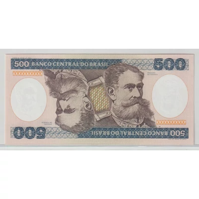 Brazília 500 Cruzeiros bankjegy, 1981–1985 – Deodoro da Fonseca – Pick P#200