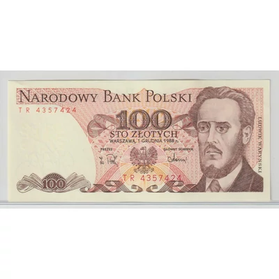 1988 100 Zloty bankjegy (Lengyelország)