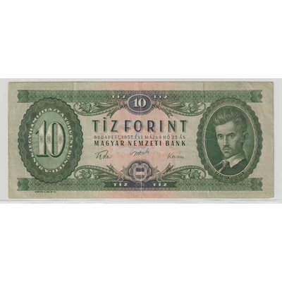 1957 10 forint bankjegy