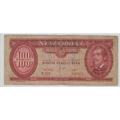 1949 100 forint bankjegy Numizmatika-bankjegyek