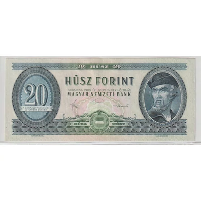 1980 20 Forint bankjegy
