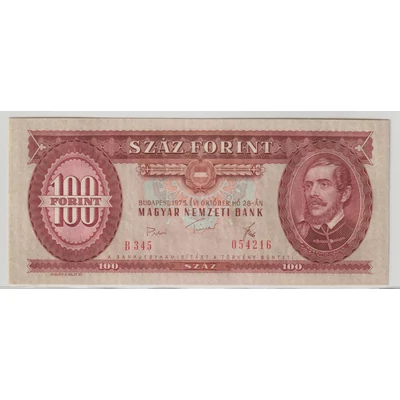 1975 100 forint bankjegy XF Numizmatika-bankjegyek