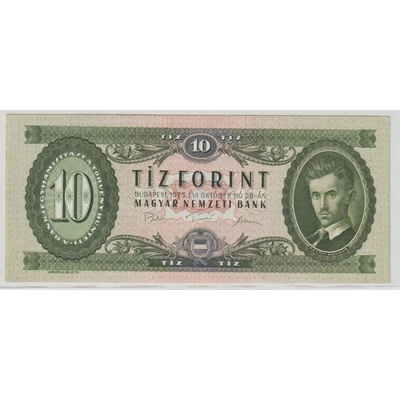 1975 10 Forint bankjegy szép állapotban
