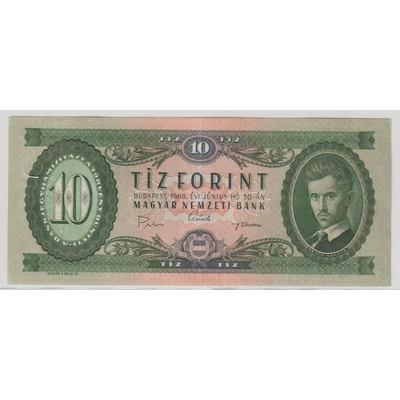 1969 10 Forint bankjegy szép állapotban