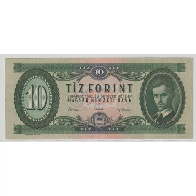1962 10 forint bankjegy Numizmatika-bankjegyek