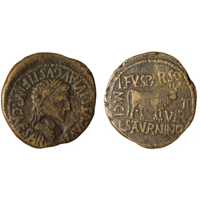 Tiberius As, római provinciális bronz érme – Kr.u. 14-37, RPC 448