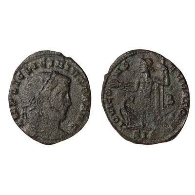 Licinius I follis római bronz érme IOVI CONSERVATORI – Siscia verde – Kr.u.312, RIC VI 225a