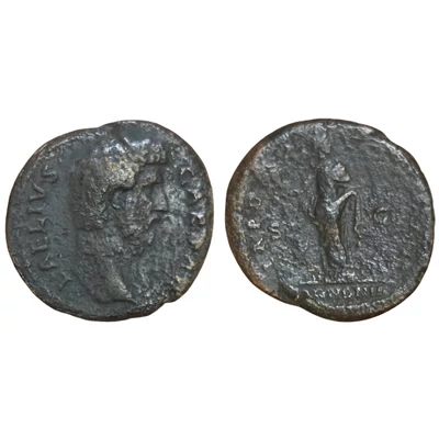 Aelius As, római bronz érme – Kr.u. 136-138, RIC 1071