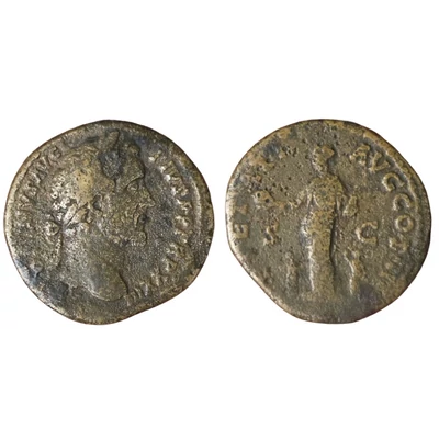 Antoninus Pius Sestertius, római bronz érme – RIC 1031