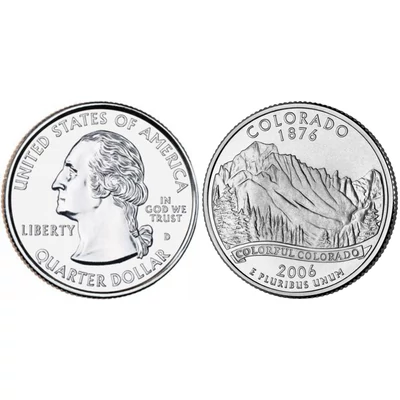 2006 Colorado negyeddolláros érme ¼ dollár / State quarter dollar - USA