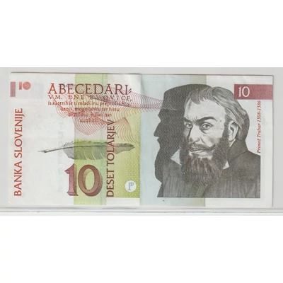1992 10 tolar bankjegy – Szlovénia