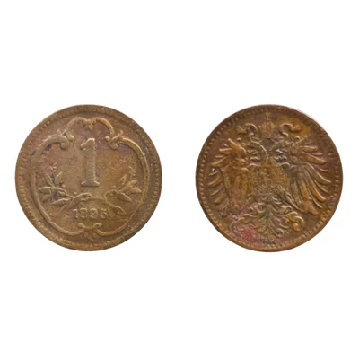 1895 1 Heller érme– Osztrák–Magyar Monarchia