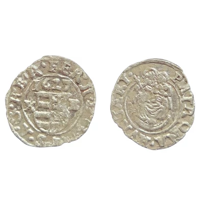 1626 II. Ferdinánd 1 ezüst dénár érme ÉH 917