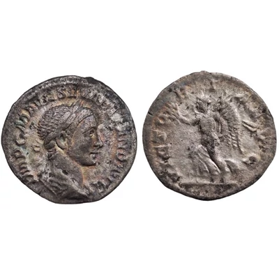 Severus Alexander denarius római ezüst érme – VICTORIA AVG · Kr. u. 222–235 RIC IV 180